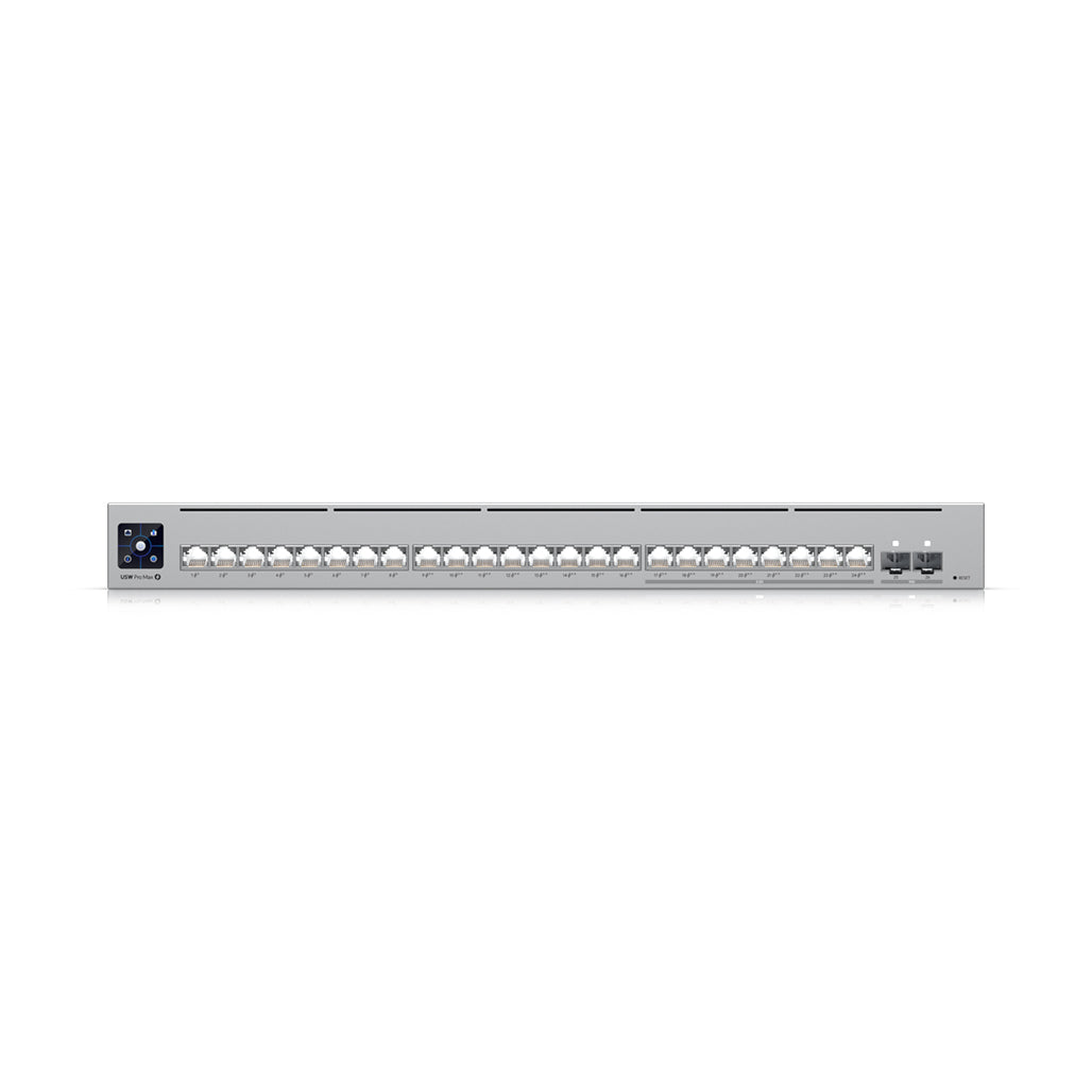 A Photo Of Ubiquiti USW-Pro-Max-24-PoE - 24-port, Layer 3 Etherlighting™ switch