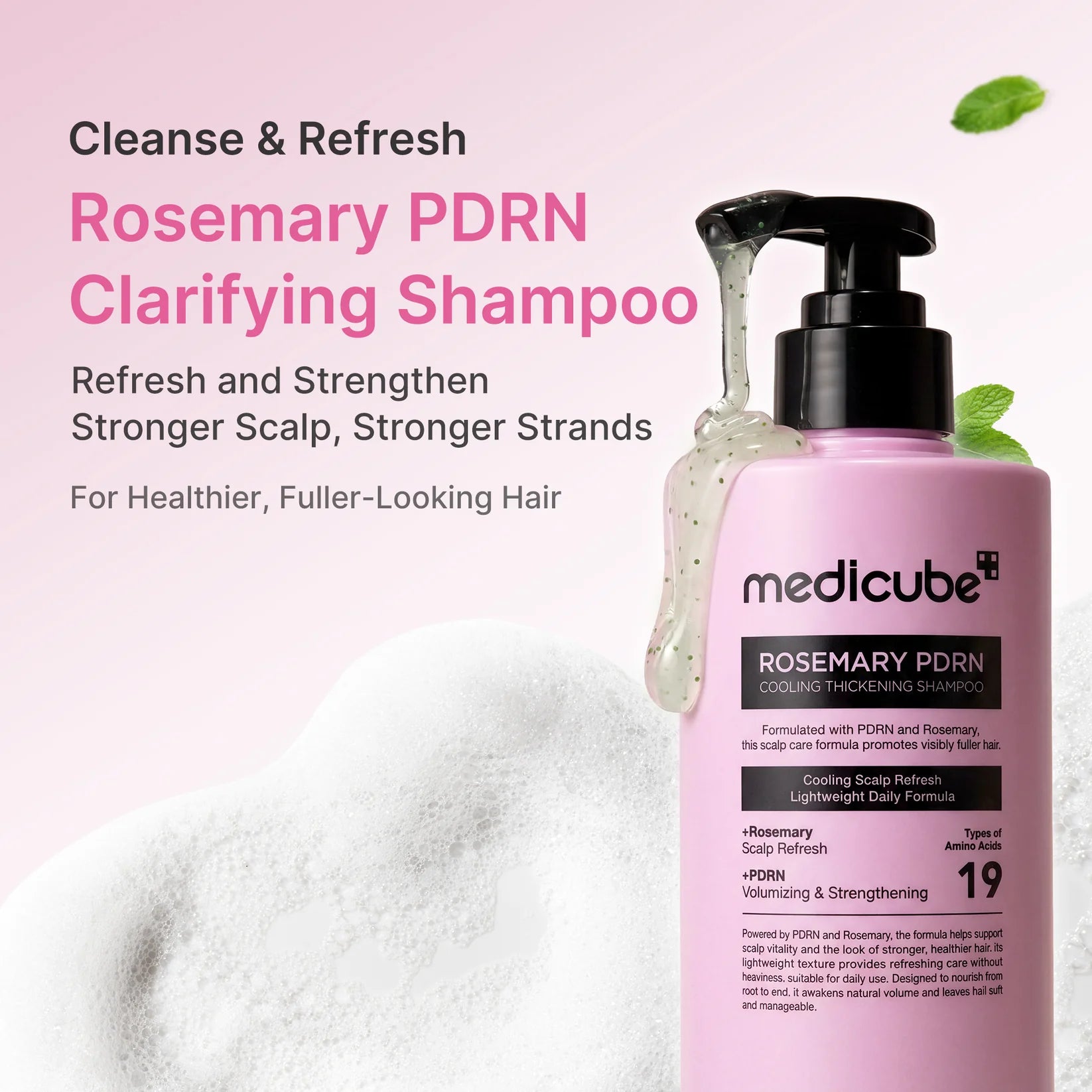 A Photo Of Medicube Rosemary PDRN Cooling Thickening Shampoo