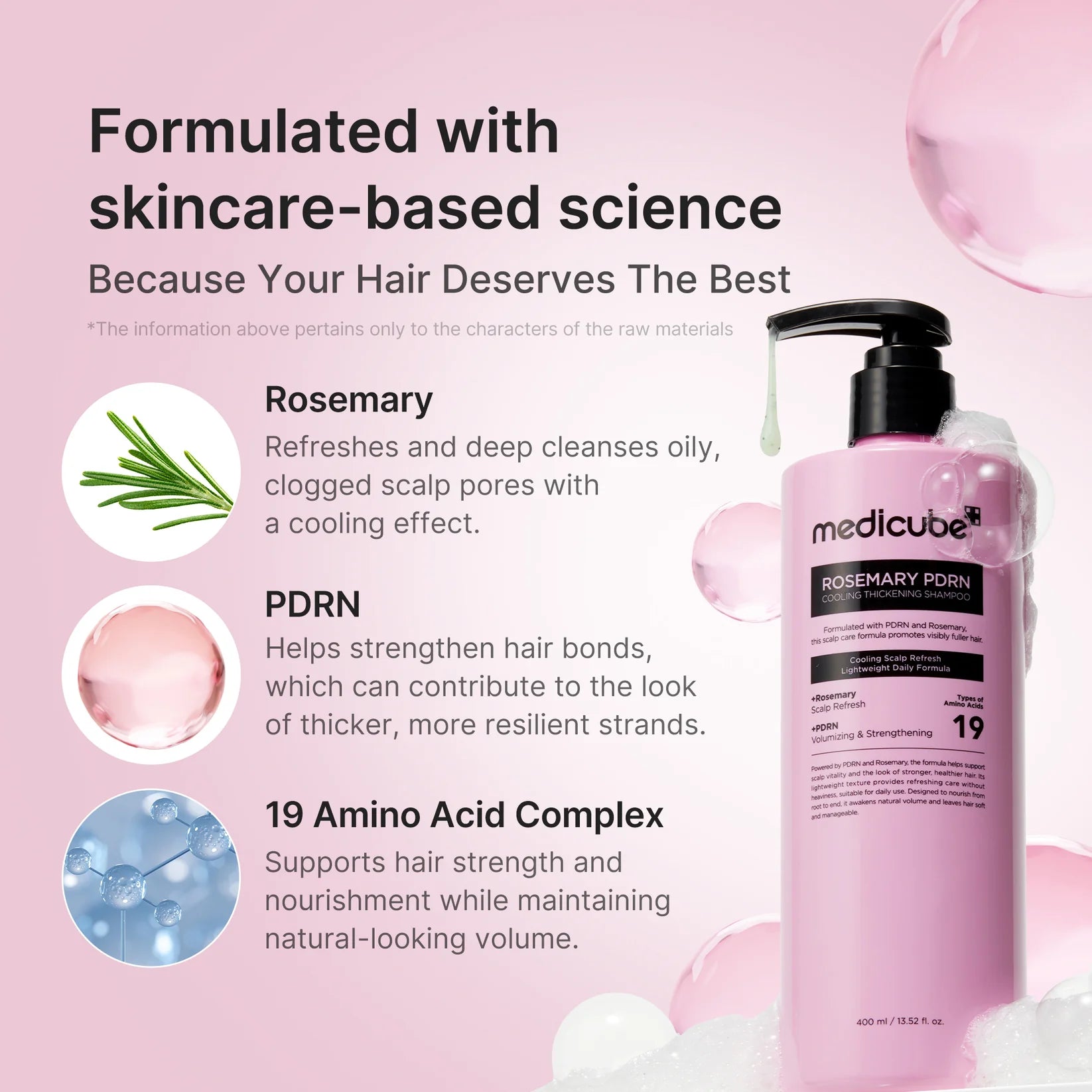 A Photo Of Medicube Rosemary PDRN Cooling Thickening Shampoo