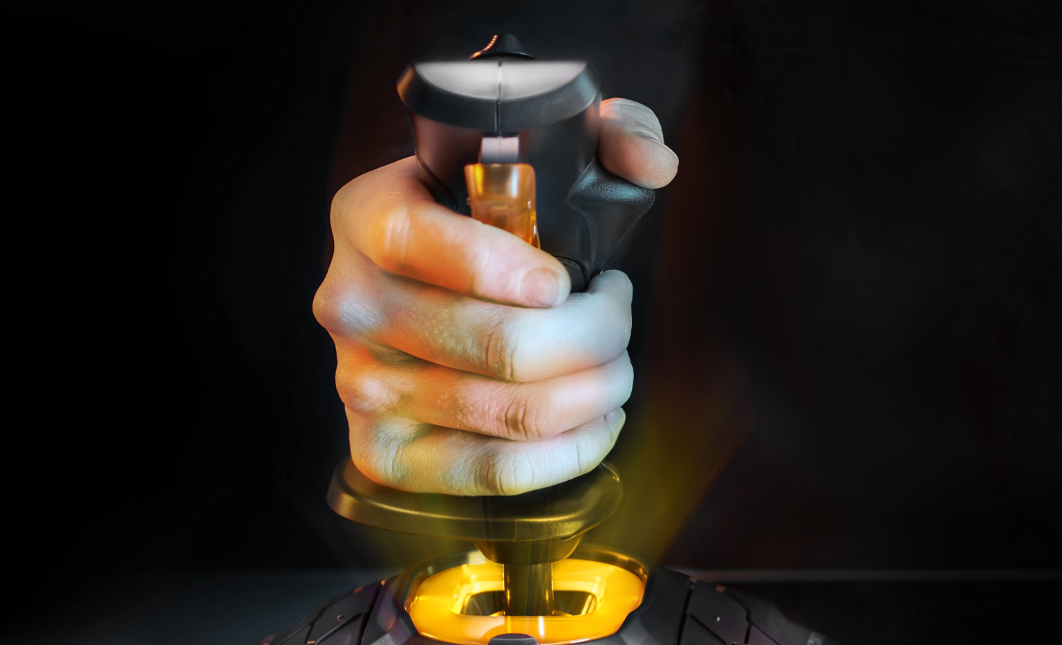 A Photo Of Thrustmaster T.16000M FCS – High-Precision Flight Stick