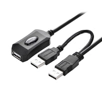 UGreen 20214 - USB 2.0 Amplification Extension Cable 10m | Signal Quality Enhancement | Plug & Play | 20214
