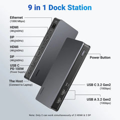 A Photo Of UGreen Revodok Pro 209 9-in-1 4K HDMI Universal Docking Station