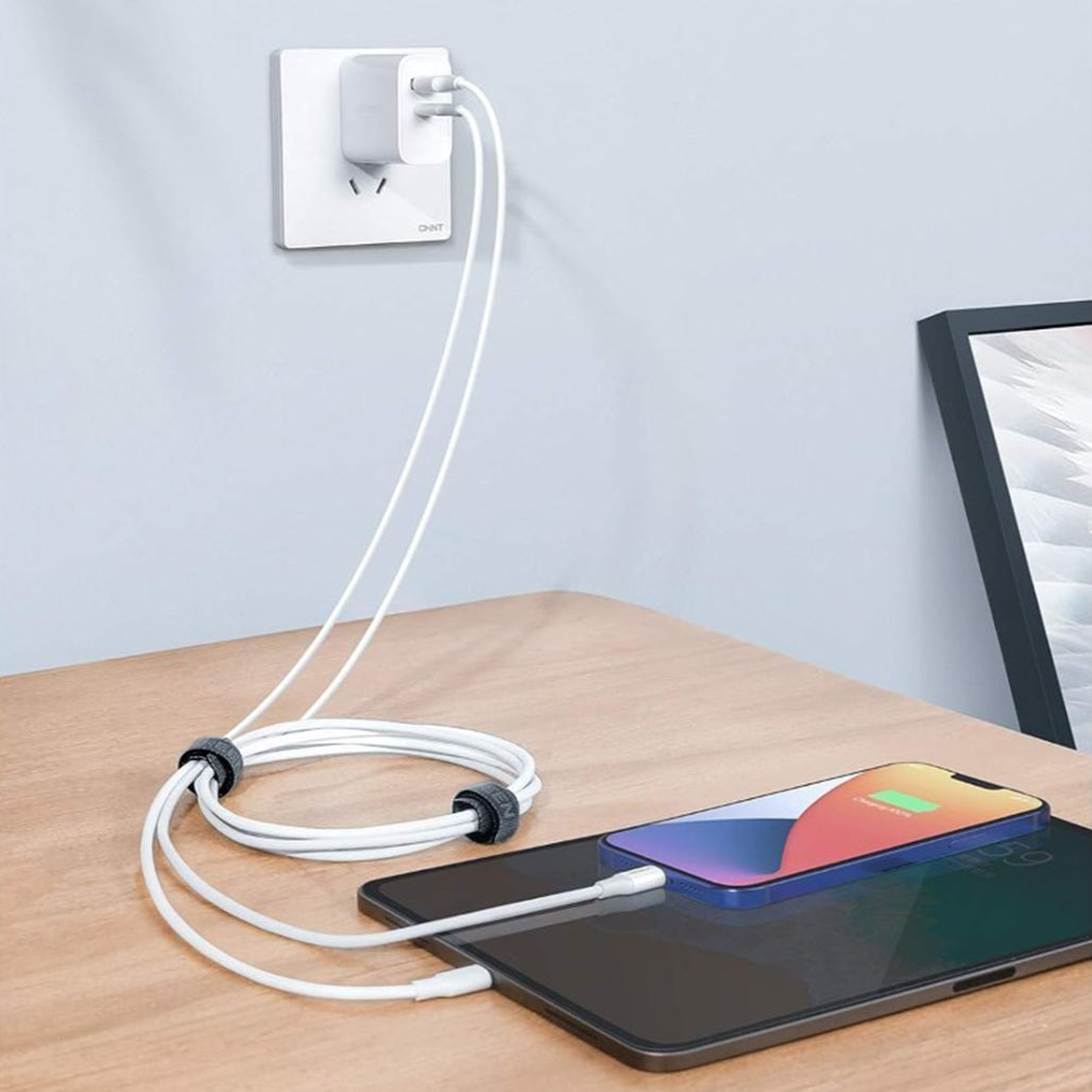 A Photo Of UGREEN 20-Pack Cable Management Tie – 18cm x 1.2cm Hook and Loop, Reusable Nylon Ties for Cable Organization