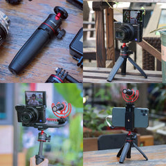 A Photo Of Ulanzi MT-08 Extendable Handheld Tripod with Non-Slip Grip and Secure Buckle Design