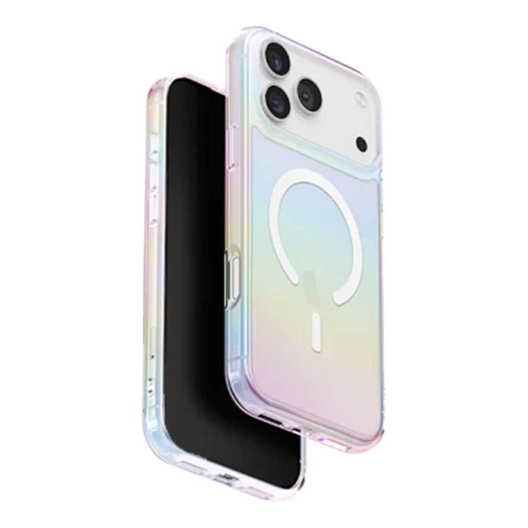 A Photo Of Uniq Iridescia Holographic Case with MagClick for iPhone 17 Pro Max