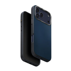 A Photo Of Uniq Lyden DS Dual-Tone Premium Leatherette Case for iPhone 17 Series