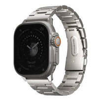 Uniq Osta Stainless Steel Watch Strap – Brushed Finish, Tool-Free Adjustable Links, Secure Fit