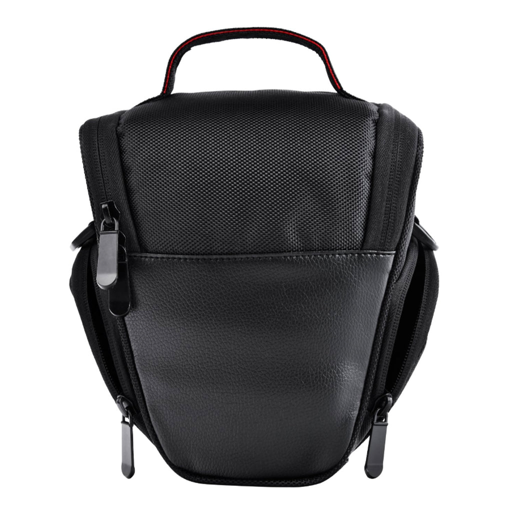 A Photo Of Universal DSLR Camera Bag – Nylon Holster Case for Nikon, Canon, Sony, Olympus, Pentax – Travel Shoulder Bag with Accessory Pockets – Black