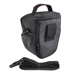 A Photo Of Universal DSLR Camera Bag – Nylon Holster Case for Nikon, Canon, Sony, Olympus, Pentax – Travel Shoulder Bag with Accessory Pockets – Black