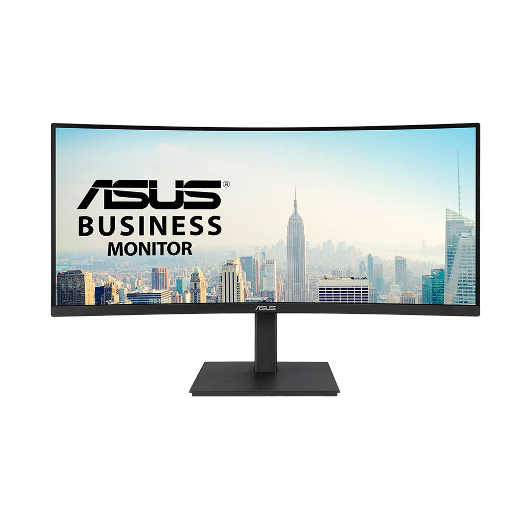 A Photo Of ASUS VA34VCPSR - 34” WQHD 100Hz Curved Docking Monitor