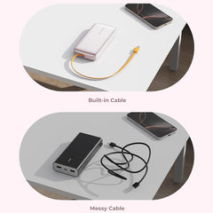 A Photo Of Voltme Hypercore Rollz 10K 30W Power Bank with Retractable USB-C Cable