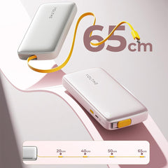 A Photo Of Voltme Hypercore Rollz 10K 30W Power Bank with Retractable USB-C Cable