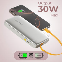 A Photo Of Voltme Hypercore Rollz 10K 30W Power Bank with Retractable USB-C Cable