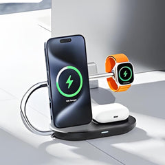 A Photo Of VOLTME MagPak 3-in-1 Qi2 Wireless Charger