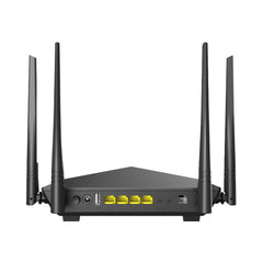 A Photo Of Tenda V12 AC1200 VDSL2/ADSL Gigabit Modem Router with 4 High-Gain Antennas