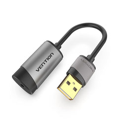 A Photo Of Vention 3.5mm External Sound Card VT02-2016 | USB Audio Adapter with Microphone and Audio Output Support