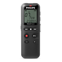 Philips VoiceTracer DVT1160 Digital Voice Recorder - 8GB, Voice-Activated Recording, One-Touch Operation