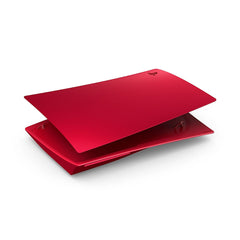A Photo Of Playstation 5 Console Cover - Volcanic Red