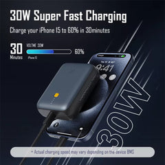 A Photo Of Voltme Hypercore 10K - Ultra Compact Size 30W Power Bank
