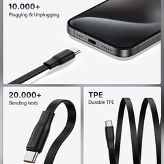 A Photo Of Voltme Powerlink YoYo Retractable USB-C to USB-C Cable 1m – 100W PD 3.0 Fast Charging