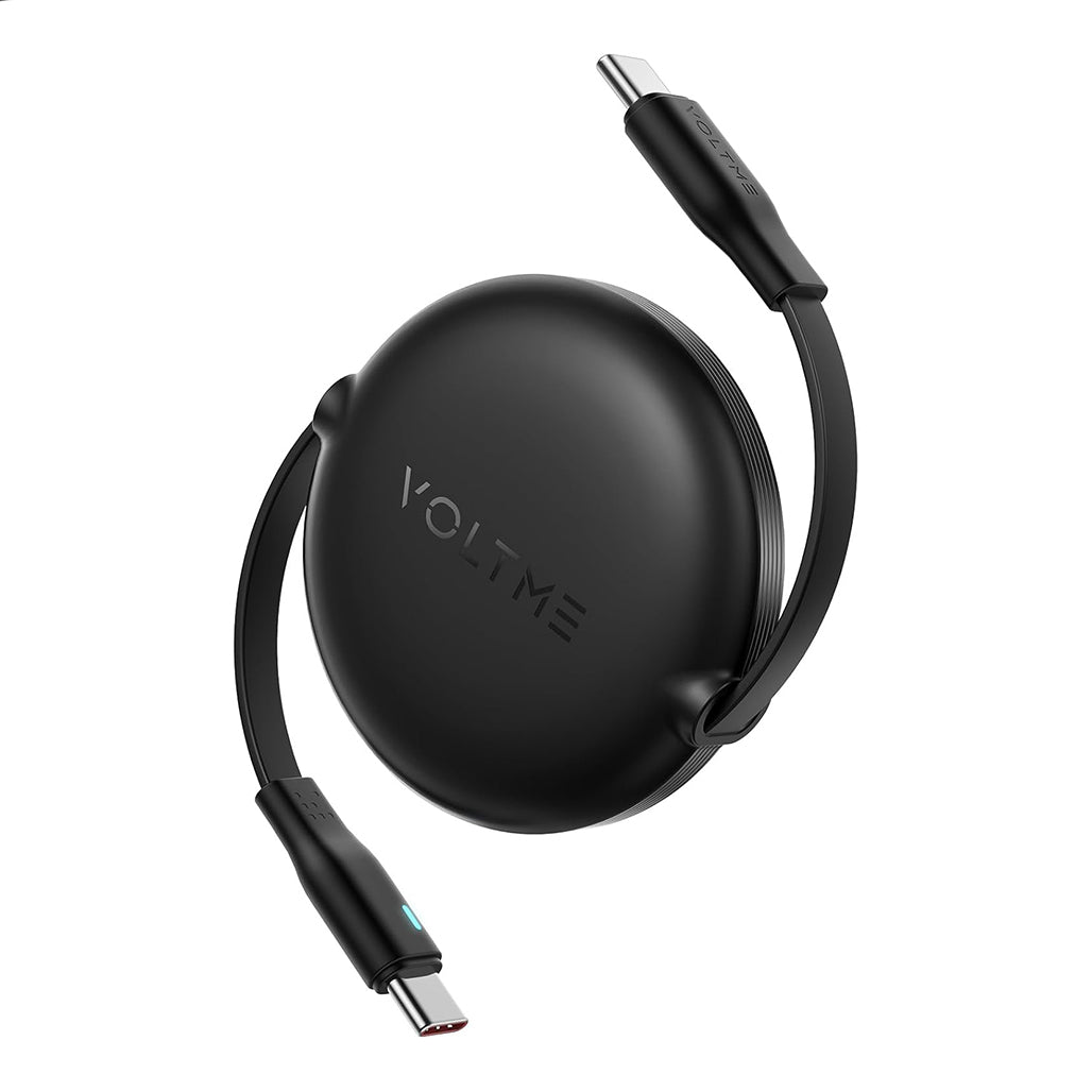 A Photo Of Voltme Powerlink YoYo Retractable USB-C to USB-C Cable 1m – 100W PD 3.0 Fast Charging