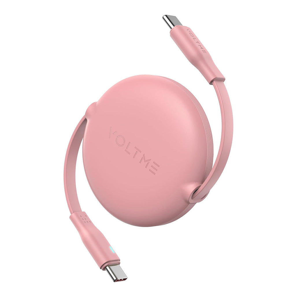 A Photo Of Voltme Powerlink YoYo Retractable USB-C to USB-C Cable 1m – 100W PD 3.0 Fast Charging