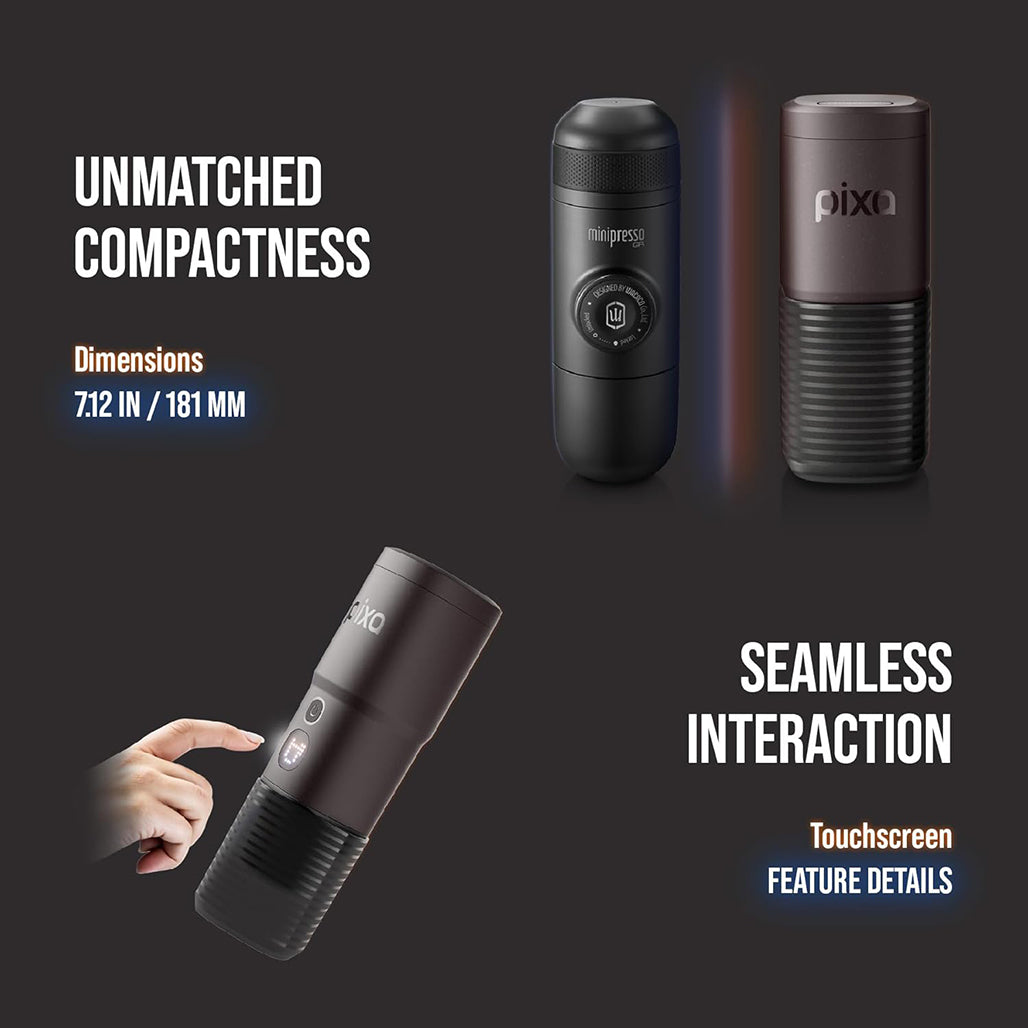 A Photo Of WACACO Pixapresso Portable Electric Espresso Machine