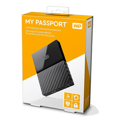 A Photo Of Western Digital My Passport 4TB Portable External Hard Drive