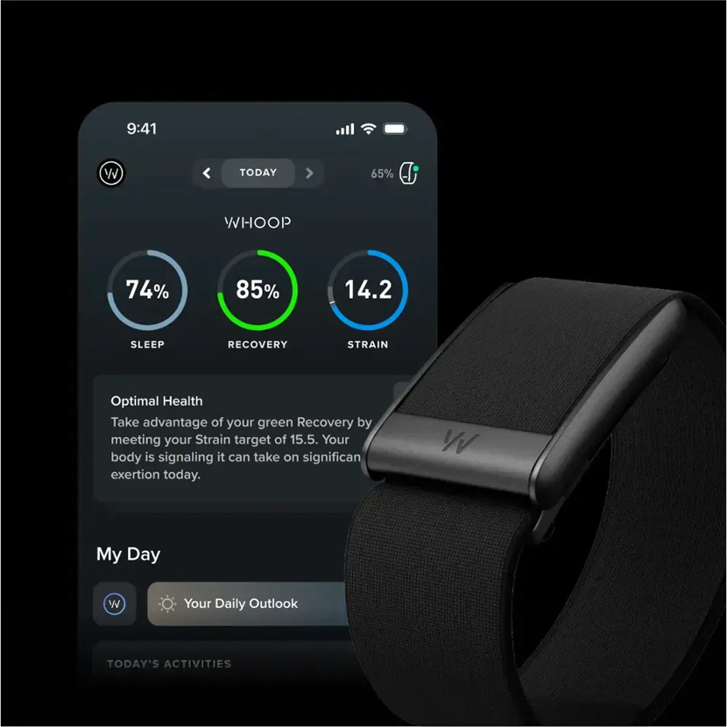 A Photo Of WHOOP 5.0 One Fitness & Health Tracker – 12-Month Membership Included – Jet Black