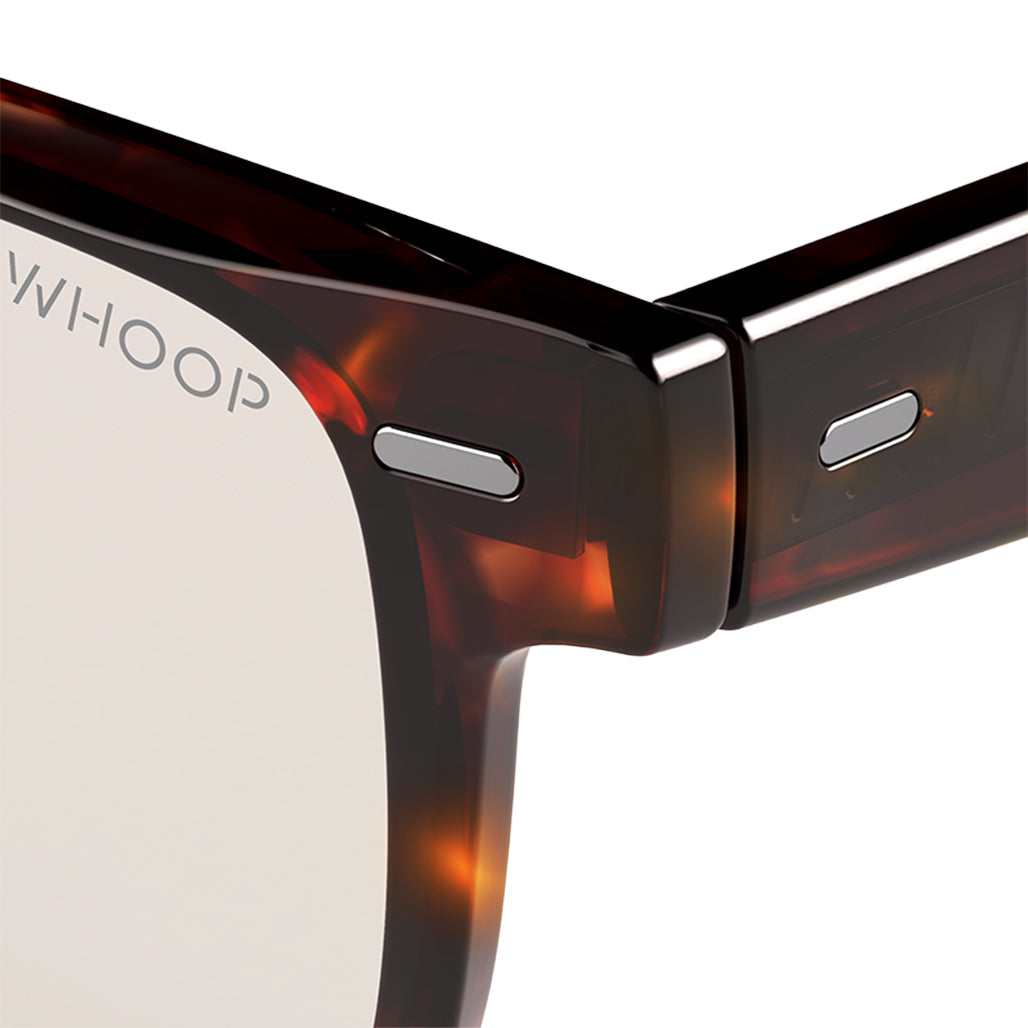 A Photo Of WHOOP Blue Light Glasses – Remy Tortoise Frames with All-Day Lenses