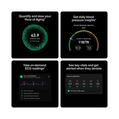 A Photo Of WHOOP MG Life Health & Fitness Tracker with 12-Month Membership – Obsidian/Titanium