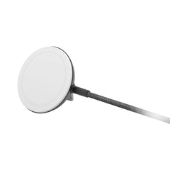 A Photo Of Belkin WIA004BTBK MagSafe Portable Wireless Charger Pad with Stand - 15W Fast Charging, 6.6ft Cable, Compatible with iPhone 13/12, Black