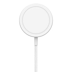 A Photo Of Belkin WIA004BTWH MagSafe Portable Wireless Charger Pad with Stand - 15W Fast Charging, 6.6ft Cable, Compatible with iPhone 13/12, White