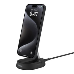 A Photo Of Belkin BoostCharge Pro Convertible Magnetic Wireless Charging Stand with Qi2 15W – Fast Charging for iPhone and Qi2 Devices