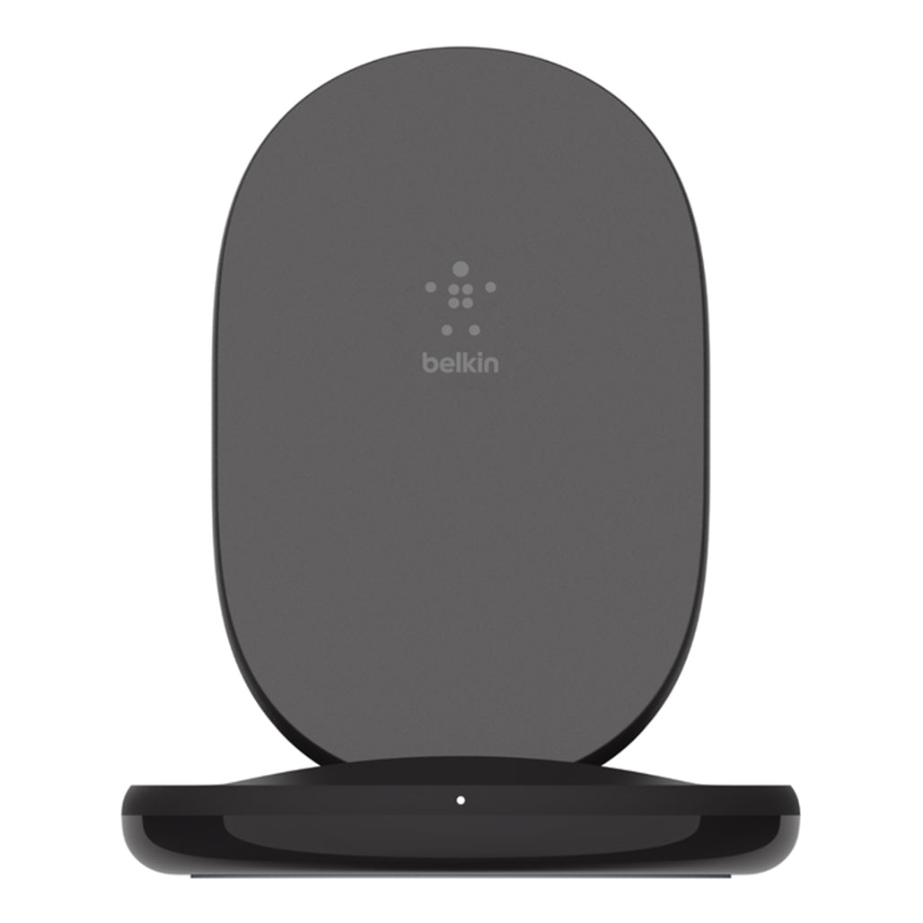 A Photo Of Belkin BoostCharge 15W Wireless Charging Stand with QC 3.0 24W Wall Charger – Fast, Convenient, and Qi-Certified