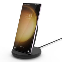 Belkin BoostCharge 15W Wireless Charging Stand with QC 3.0 24W Wall Charger – Fast, Convenient, and Qi-Certified
