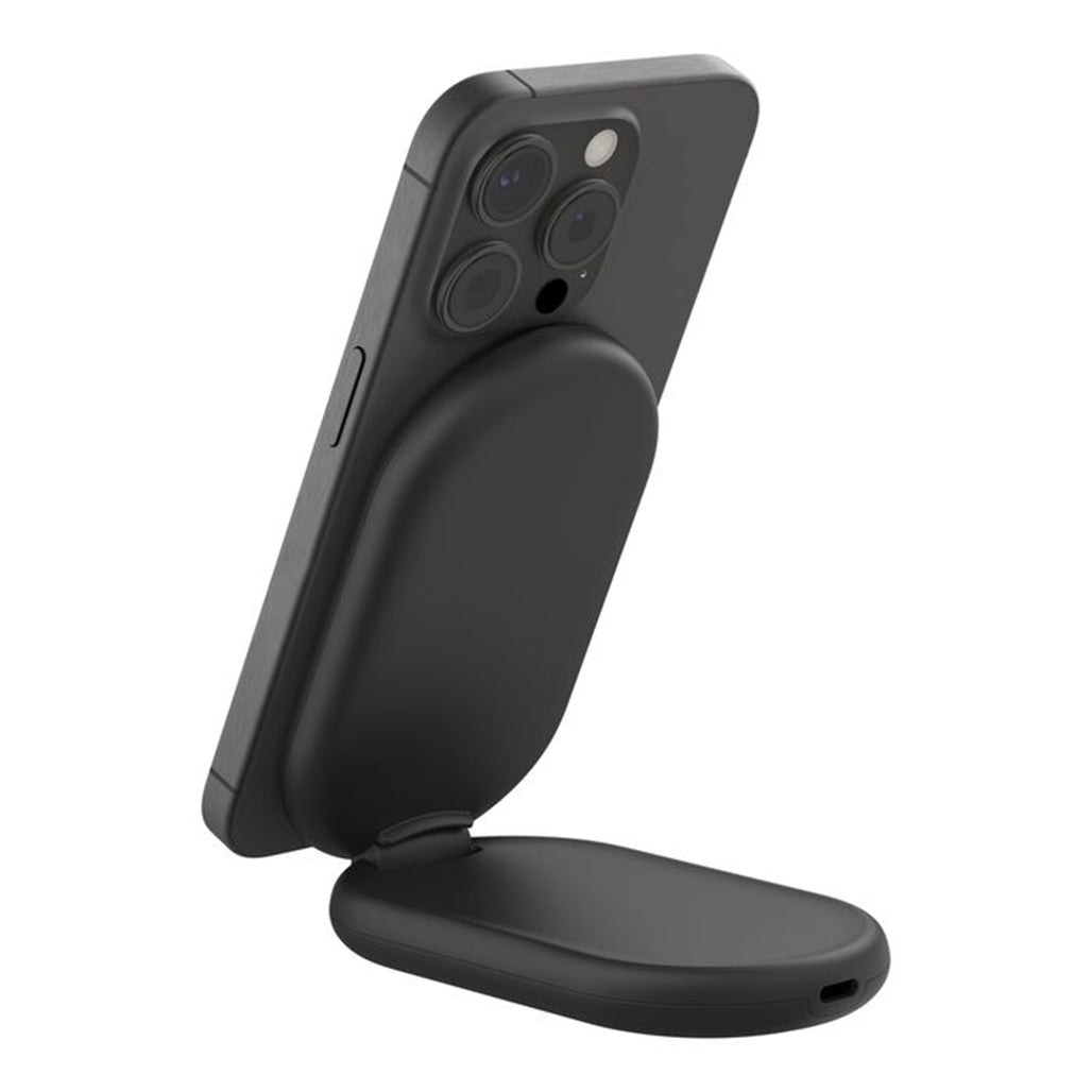 A Photo Of Belkin BoostCharge Qi2 15W Magnetic Foldable Wireless Charging Station for iPhone & Qi-Compatible Devices
