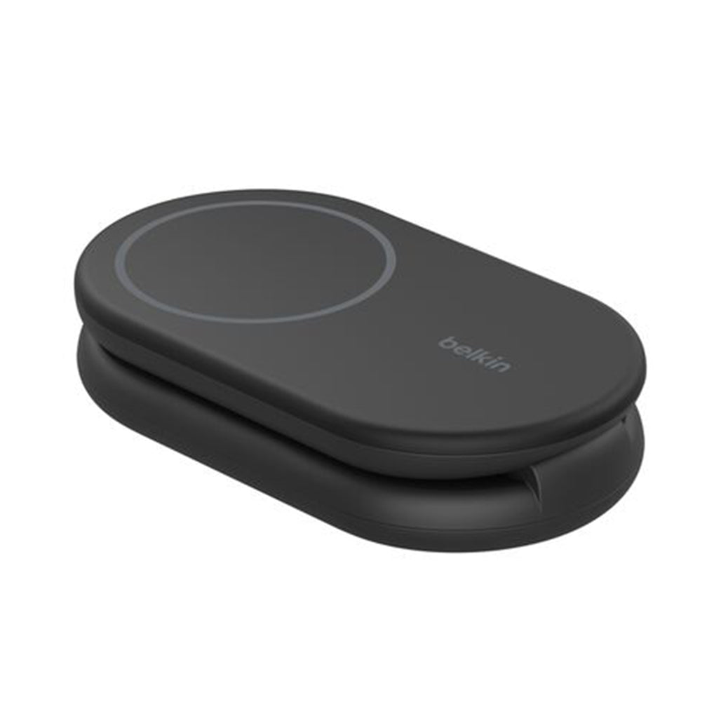 A Photo Of Belkin BoostCharge Qi2 15W Magnetic Foldable Wireless Charging Station for iPhone & Qi-Compatible Devices