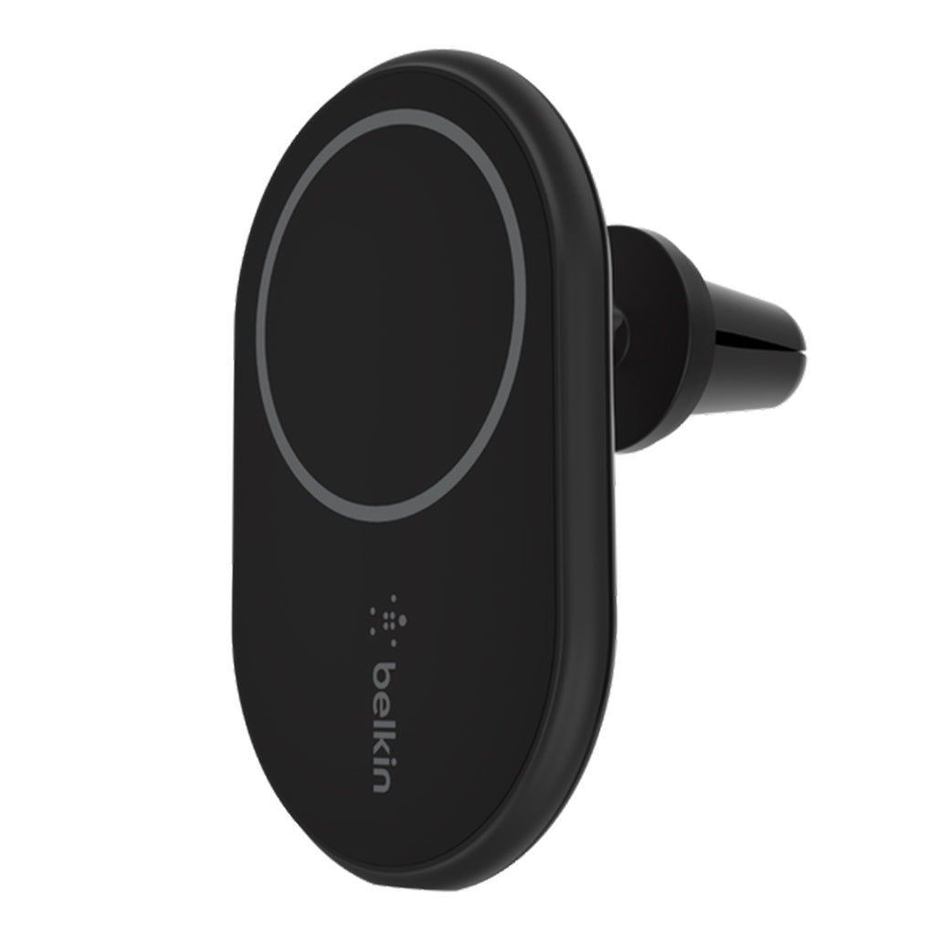 A Photo Of Belkin WIC004BTBK BoostCharge Magnetic Wireless Car Charger 10W