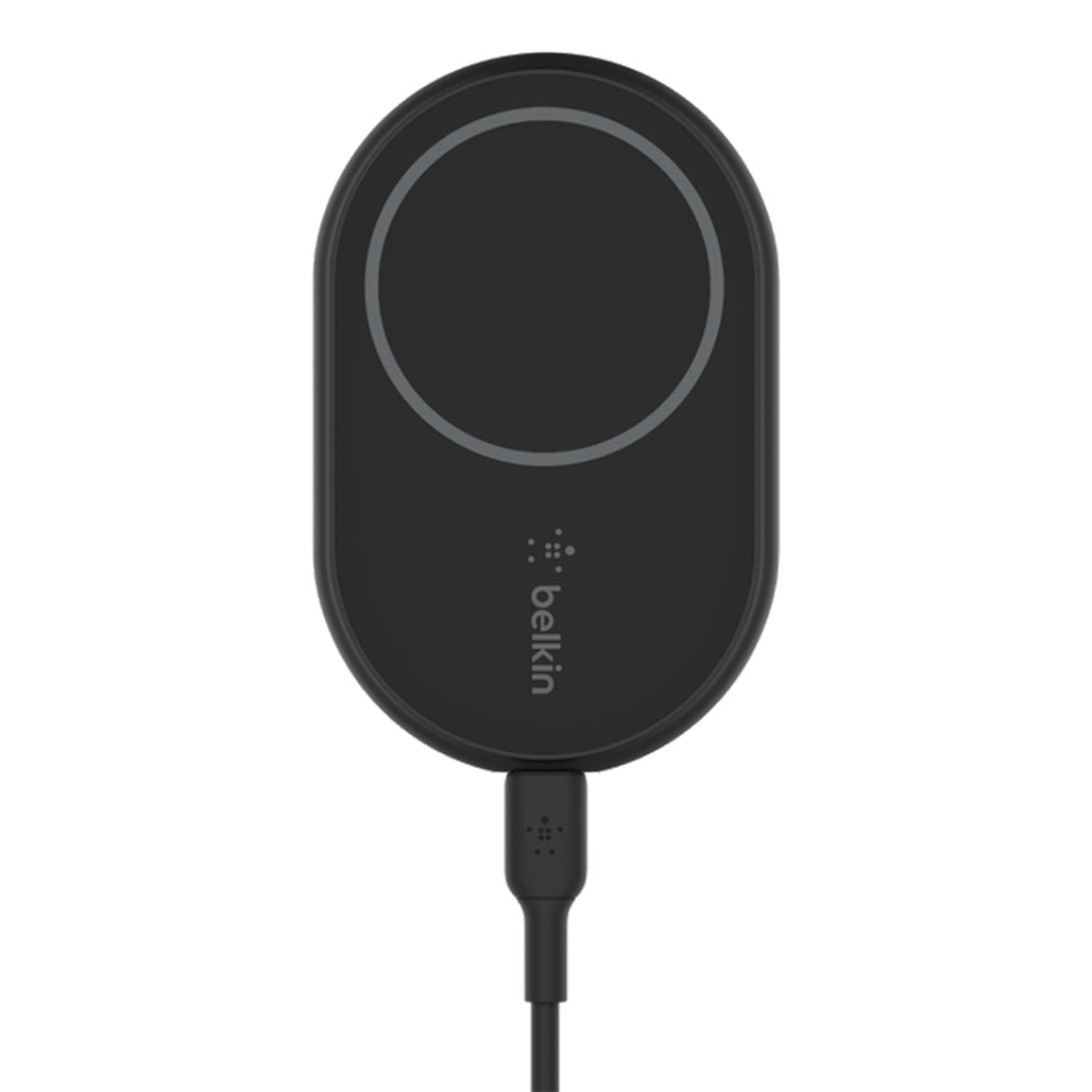 A Photo Of Belkin WIC004BTBK BoostCharge Magnetic Wireless Car Charger 10W