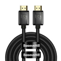Baseus WKGQ000001 HDMI 8K Adapter Cable – High Definition 2m | Supports HDMI 2.1, 3D, VRR, and Deep Color Gamut