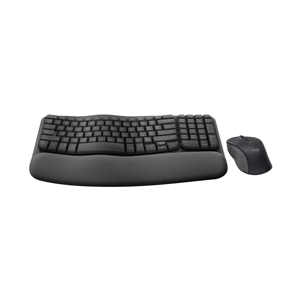 A Photo Of Logitech Wave Keys MK670 Combo - Wireless Ergonomic Keyboard & Mouse