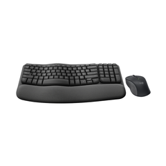 A Photo Of Logitech Wave Keys MK670 Combo - Wireless Ergonomic Keyboard & Mouse
