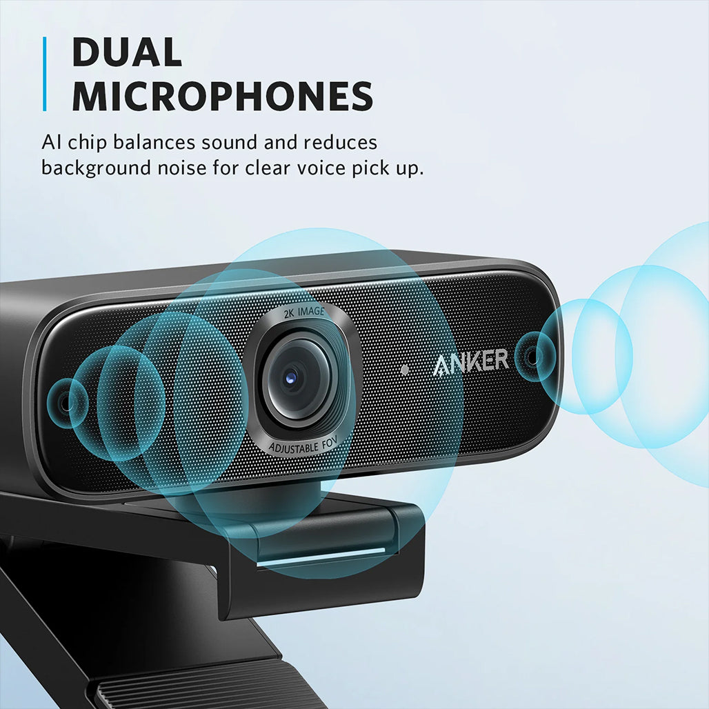 A Photo Of Anker PowerConf C302 2K HD Webcam