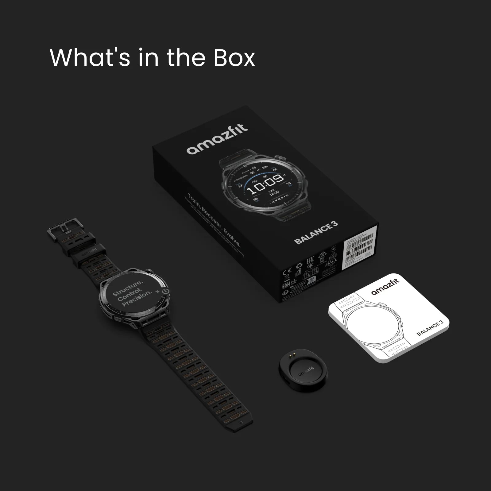 A Photo Of Amazfit Balance 3 - Hybrid Training Smartwatch
