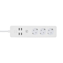 Tellur WiFi Smart Power Strip - 3 Outlets, 4 USB Ports, 2200W, 10A