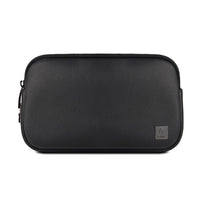 WiWU Alpha Anti-Theft PU Leather Clutch Bag with Coded Lock – Slim Laptop Sleeve for MacBook & Accessories – Black