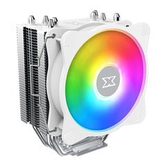 A Photo Of Xigmatek Windpower 964 RGB Arctic – High-Performance CPU Cooler with 92mm PWM Fan & Rainbow LED