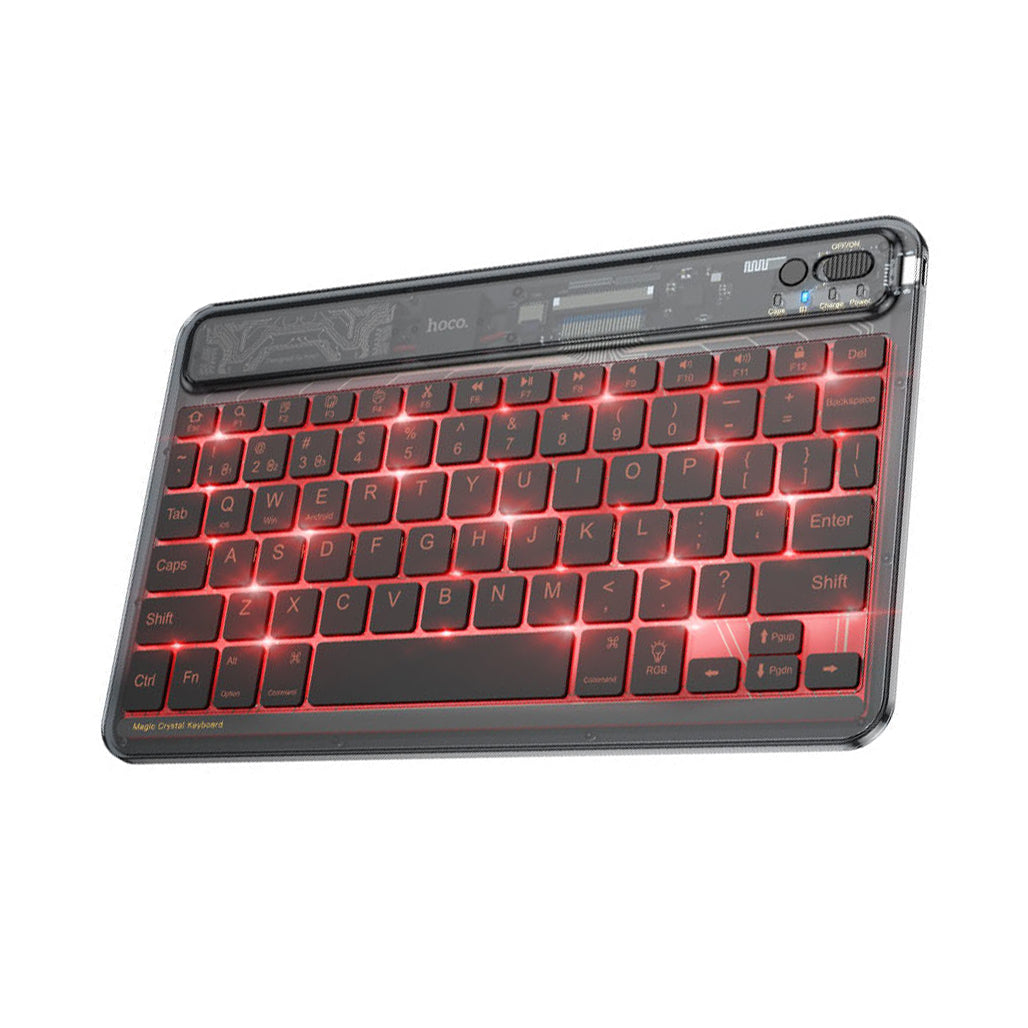 A Photo Of Hoco S55 Transparent Discovery Edition Wireless Keyboard