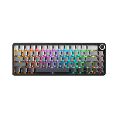 A Photo Of ATTACK SHARK X66 Wireless Mechanical Keyboard 60% RGB -Gradient Black